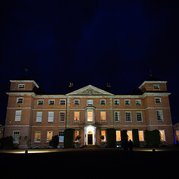 Softley Events - Kimberley Hall - Front view at night